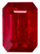 GRS Certified Ruby - Emerald Cut - 2.08 carats - 7.71 x 5.43 x 4.42mm
