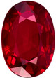 GIA Certified Ruby Gemstone - Oval Cut - Vivid Rich Red - 1.49 carats - 7.92 x 5.62 x 3.51mm