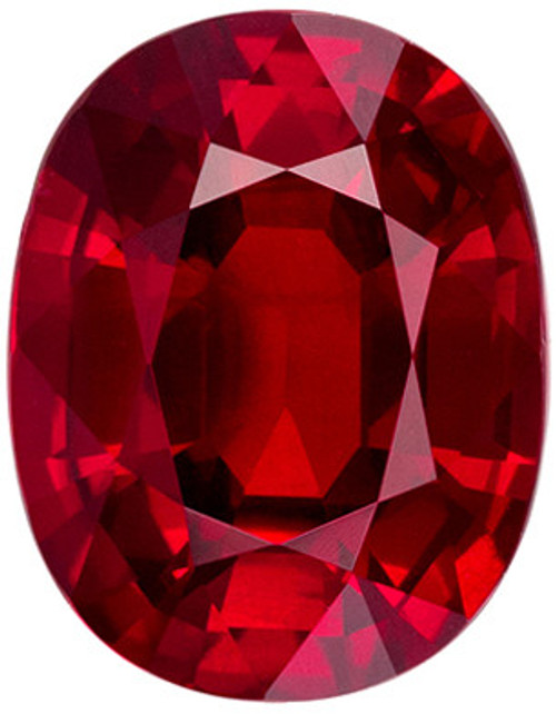GRS Certified Ruby - Oval Cut - Rich Pigeon's Blood Color - 3.07 carats - 9.68 x 7.56 x 4.71mm