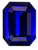 GIA Certified Blue Sapphire - Emerald Cut - Vivid Blue - 5.29 carats - 10.7 x 8.2mm