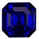 GIA Certified Blue Sapphire - Emerald Cut - Intense Blue - 6.58 carats - 10.1 x 9.9mm