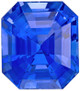 GIA Certified Blue Sapphire - Emerald Cut - 7.04 carats - Vivid Rich Blue - 11.01 x 9.61 x 7.26mm