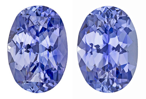 AfricaGems Certified Blue Sapphire - Oval Cut - 4.26 carats - 9.2 x 6.5mm Matching Pair - A Fine Gem Pair