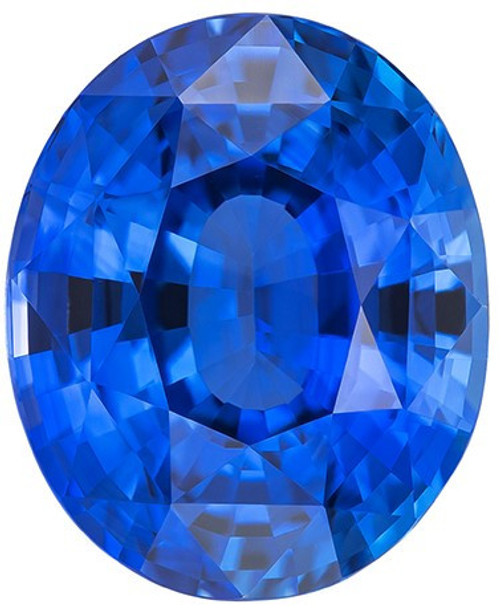 GIA Certified Fine Blue Sapphire - Oval Cut - 6.04 carats - 11.35 x 9.33 x 6.67mm