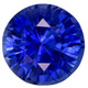 GIA Certified Blue Sapphire - Round Cut - 3.57 carats - 8.91 x 9.03 x 6.01mm - Affordable Price