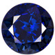 GIA Certified Blue Sapphire - Round Cut - 6.91 carats - 10.77 x 10.91 x 7.51mm