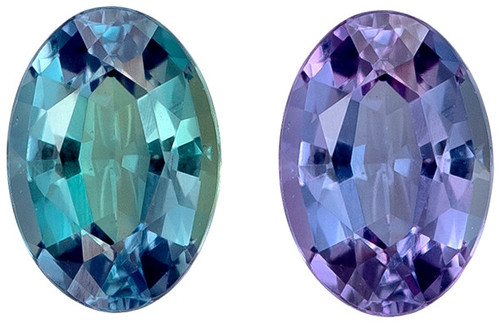 Low Price Alexandrite Gemstone - Oval Cut - 0.33 carats - 4.9 x 3.5mm - AfricaGems Certificate