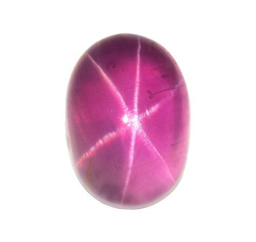 Star Ruby Gemstone - Oval Cut - Red Color - 2.97 Carats - 8.6x6.2mm