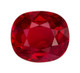 Ruby Cushion Cut Gemstone - 2.03 Carat - Deep Red - 7.97x7.02x3.95mm