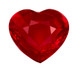 AIGS Certified Ruby - Rare Heart Cut - 2.00 Carat Weight - 7.94x7.1x4.2mm at AfricaGems