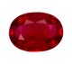 ICA Certified Oval Cut Ruby - 2.00 Carat Weight - Red Gem - 8.95x6.5x3.35mm