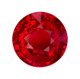 GRS Certified Ruby - Round Cut - 2.10 Carat Weight - 7.44x7.41x4.62mm at AfricaGems