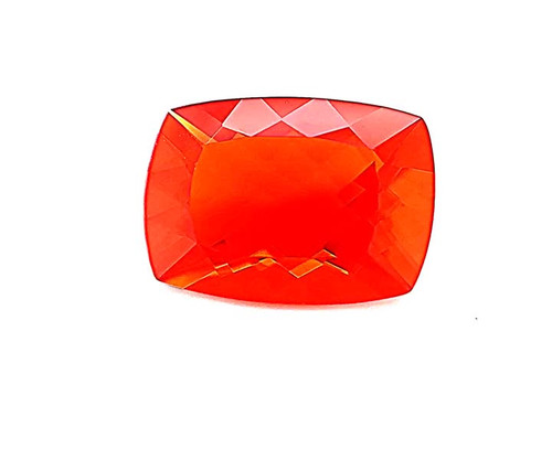 Antique Cushion 4.94 carats Orange Opal, 13.06 x 11.47 x 7.32