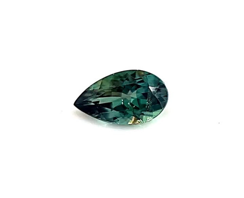 0.62 Carat Color Change Alexandrite Pear Gem - Bluish Green to Pinkish Red - $3321 USD