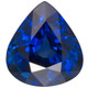GRS Certified Blue Sapphire - Pear Cut - 1.87 carats - 7.74 x 7 x 4.65mm - Blue Color